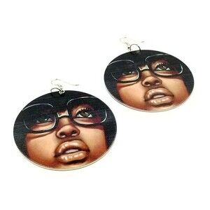 New! Erykah! Wood Earrings